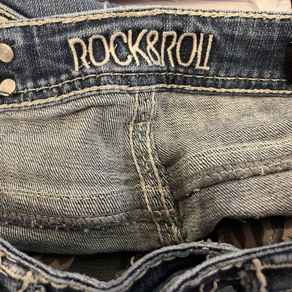 Rock&Roll Cowgirl Riding Jean 25X32 Bootcut Medium Wash Preloved - Picture 14 of 14